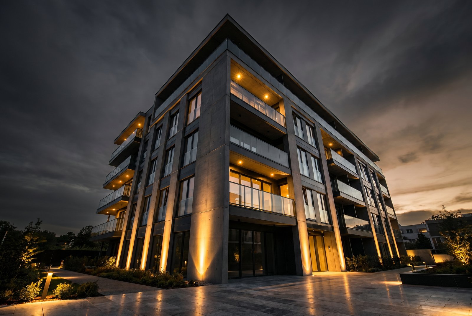 Fotografia arquitetural de fachada premium